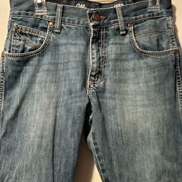 đź‘–Wrangler Retro Relaxed Boot Cut Denim Jeans Men 30x32 - Picture 8 of 16